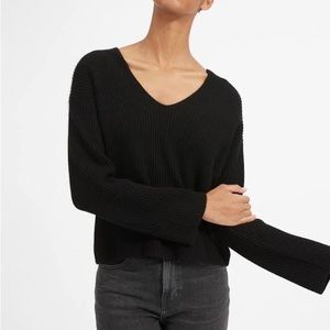 100% Cashmere Everlane Ribbed Sweater